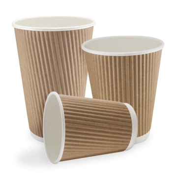 food grade custom printed disposable coffee cup paper